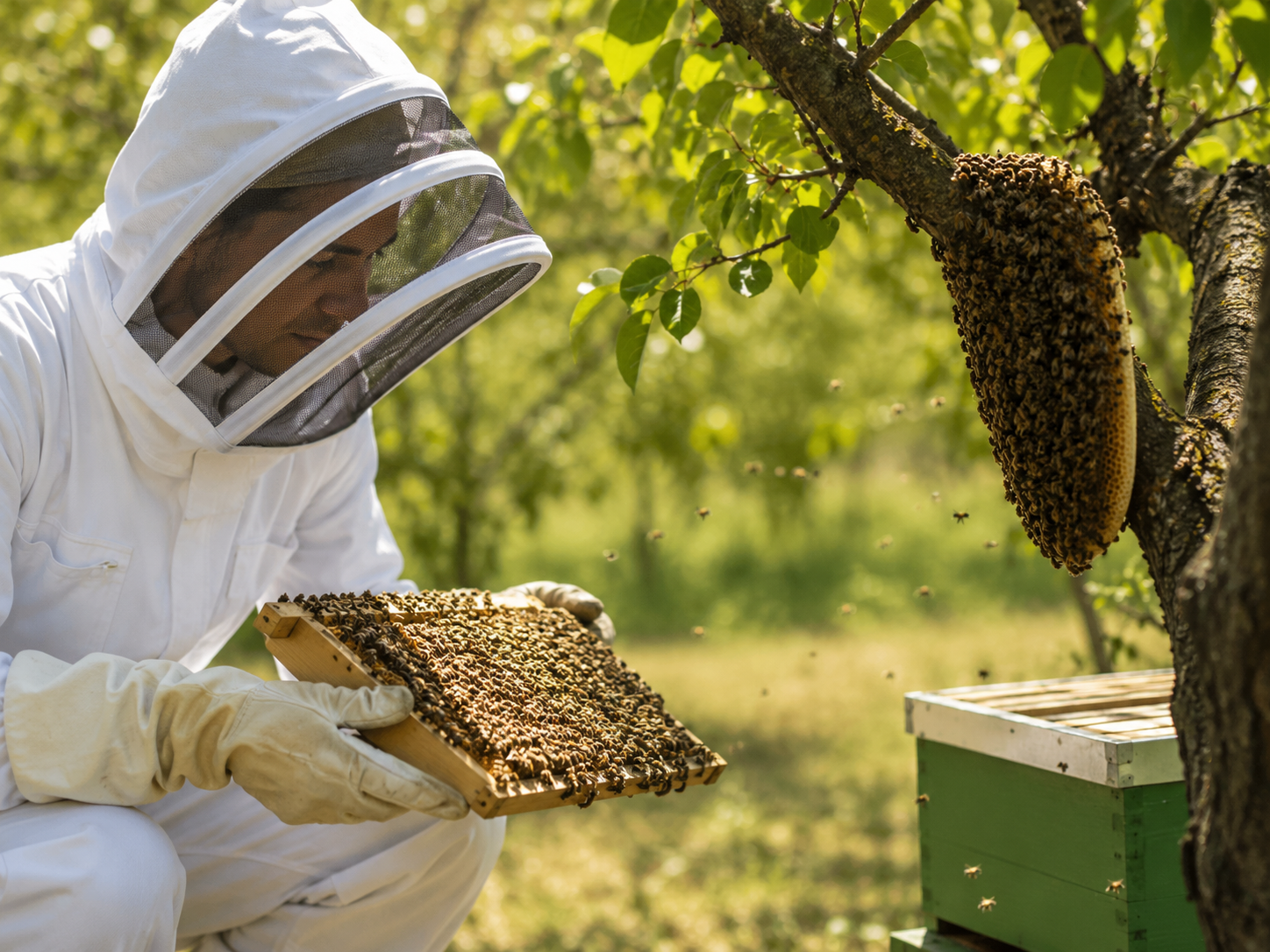 Rescate de abejas y manejo de avispas